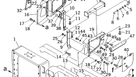 Кронштейн 569-89-63320 Komatsu