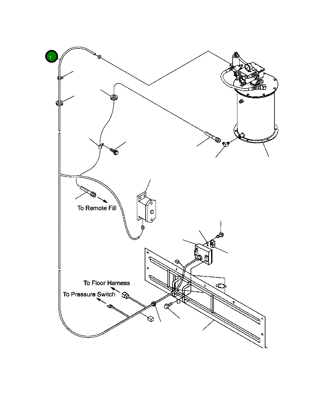 Жгут проводов 427-S95-A341 Komatsu