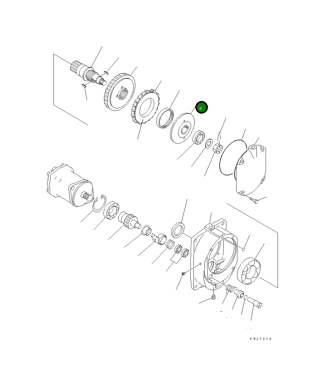 Диск UN012531122 Komatsu