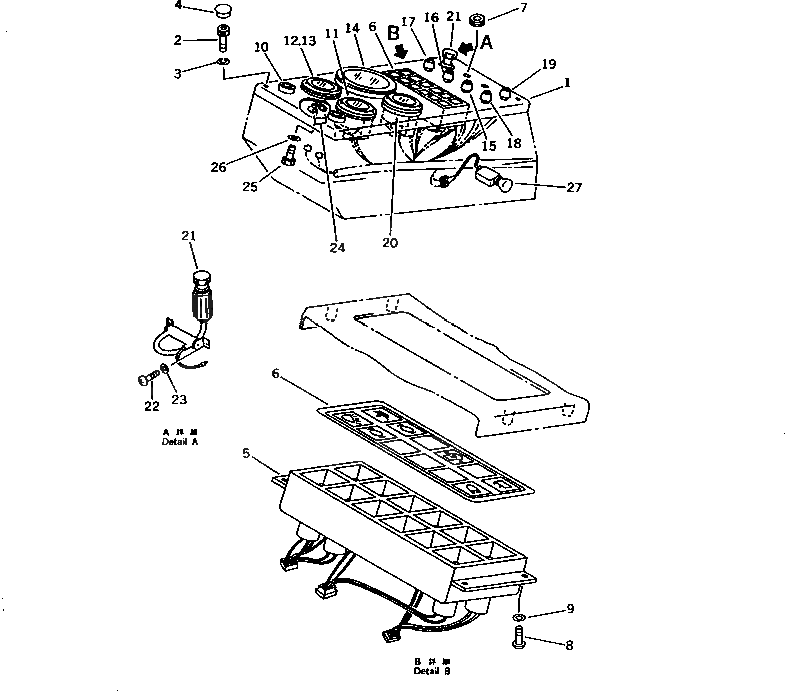 Панель 20G-06-12112 Komatsu