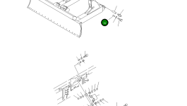 Замок 104-72-33340 Komatsu