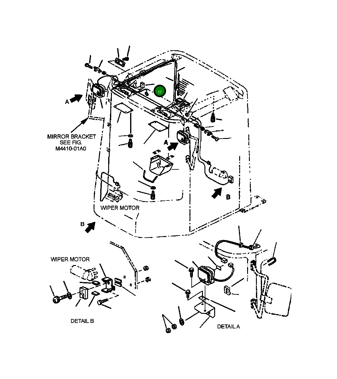 Выключатель 417-06-A1400 Komatsu