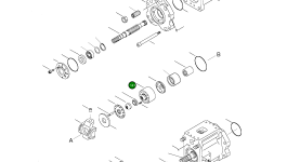 Блок цилиндра (сервисный) 128047B Komatsu