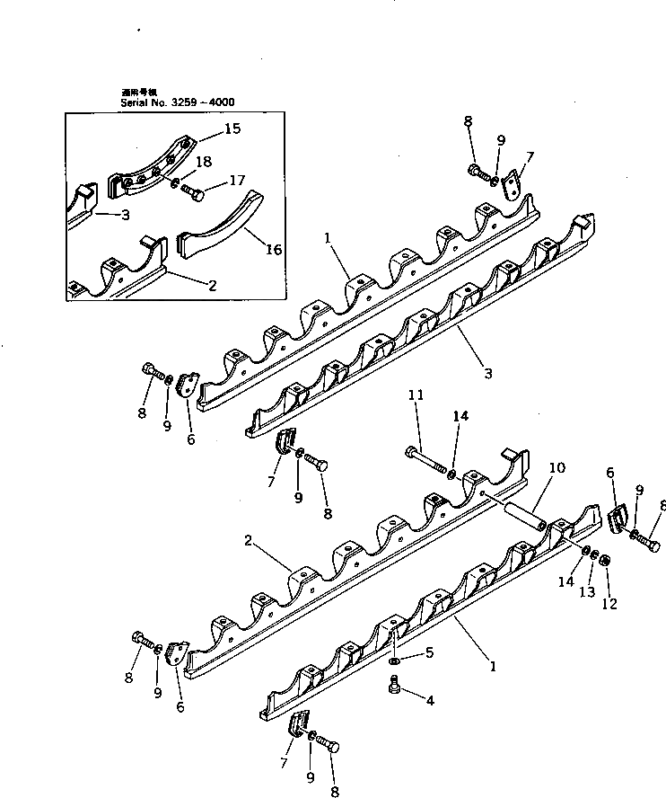 Защитный кожух 196-30-12110 Komatsu