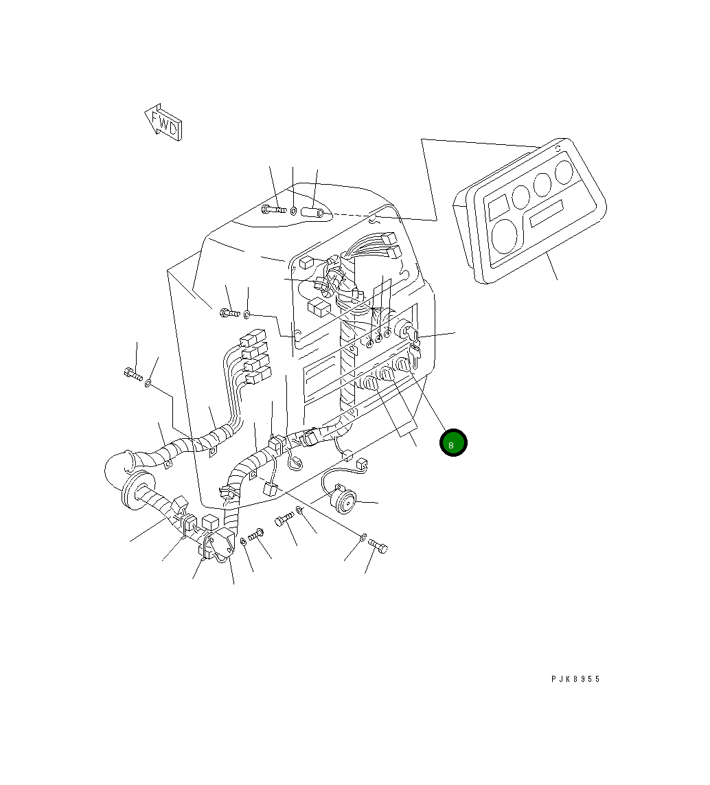 Выключатель 14X-06-12190 Komatsu
