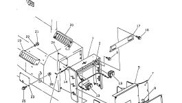 Воздуховод 421-Z90-2220 Komatsu