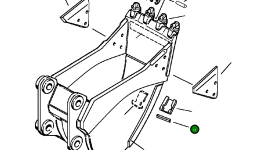Блок-ограничитель защиты износа Kwik Lok 20Y-913-A170 Komatsu
