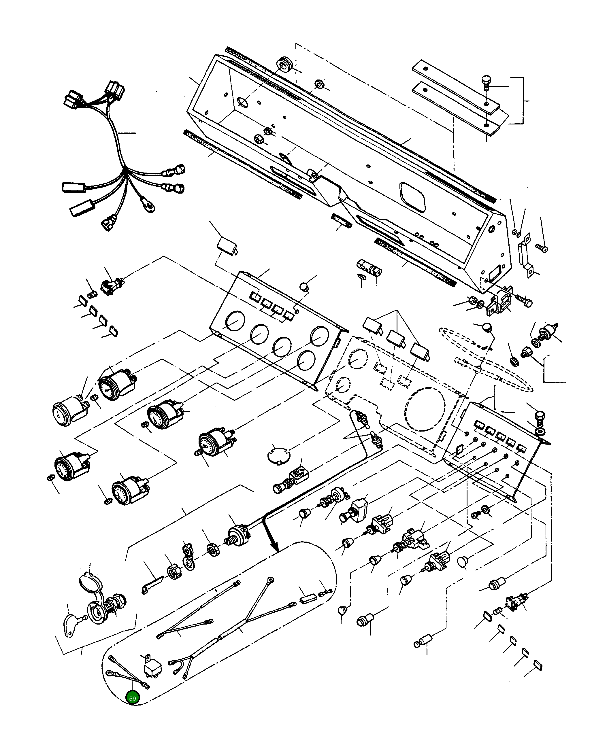 Кабель 2963461M1 Komatsu