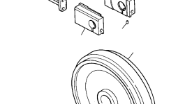 Блок наружного крепления 742 431 C1 Komatsu