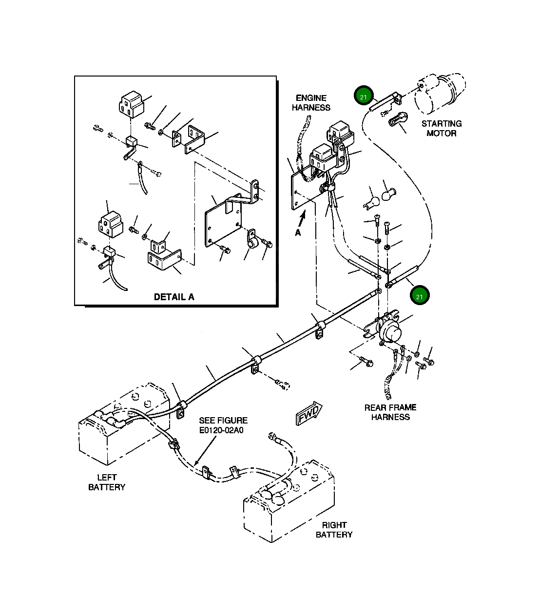 Кабель 424-06-A1170 Komatsu