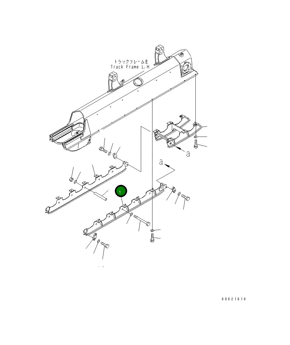 Защитный кожух 13G-30-71411 Komatsu