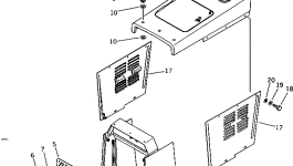 Капот 113-54-31122 Komatsu