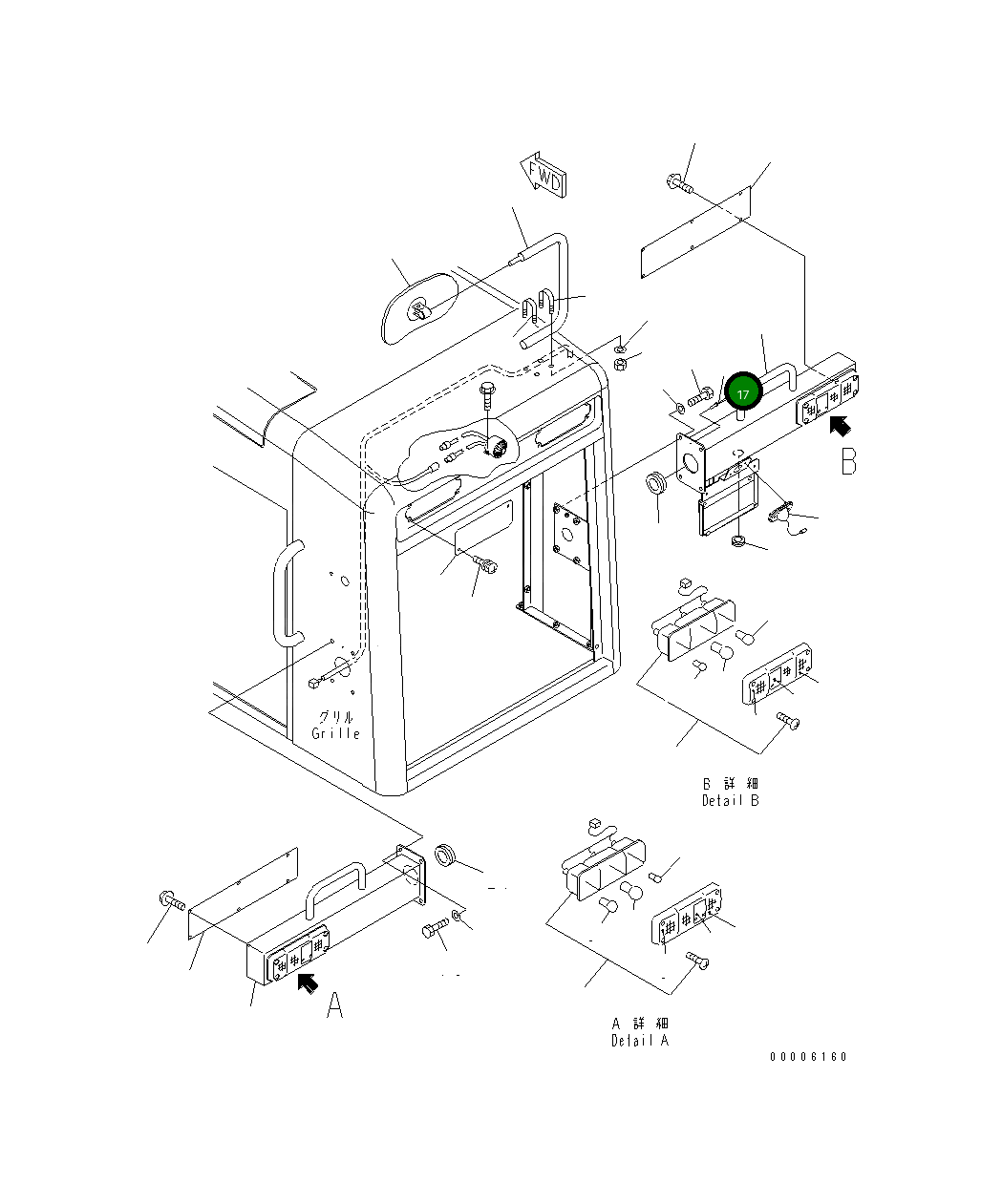 Заклёпка 362-56-41740 Komatsu