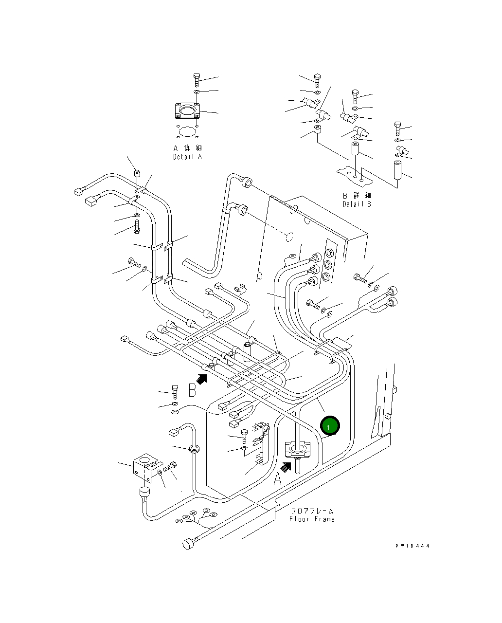 Жгут проводов 19M-06-32151 Komatsu