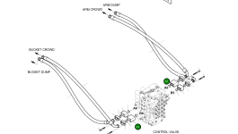 Блок проставочный K1002747 Komatsu