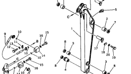 Палец 21K-944-2130 Komatsu