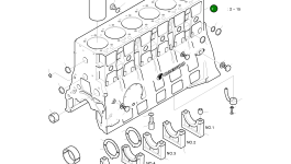 Блок цилиндра 65.01101-0212 Komatsu