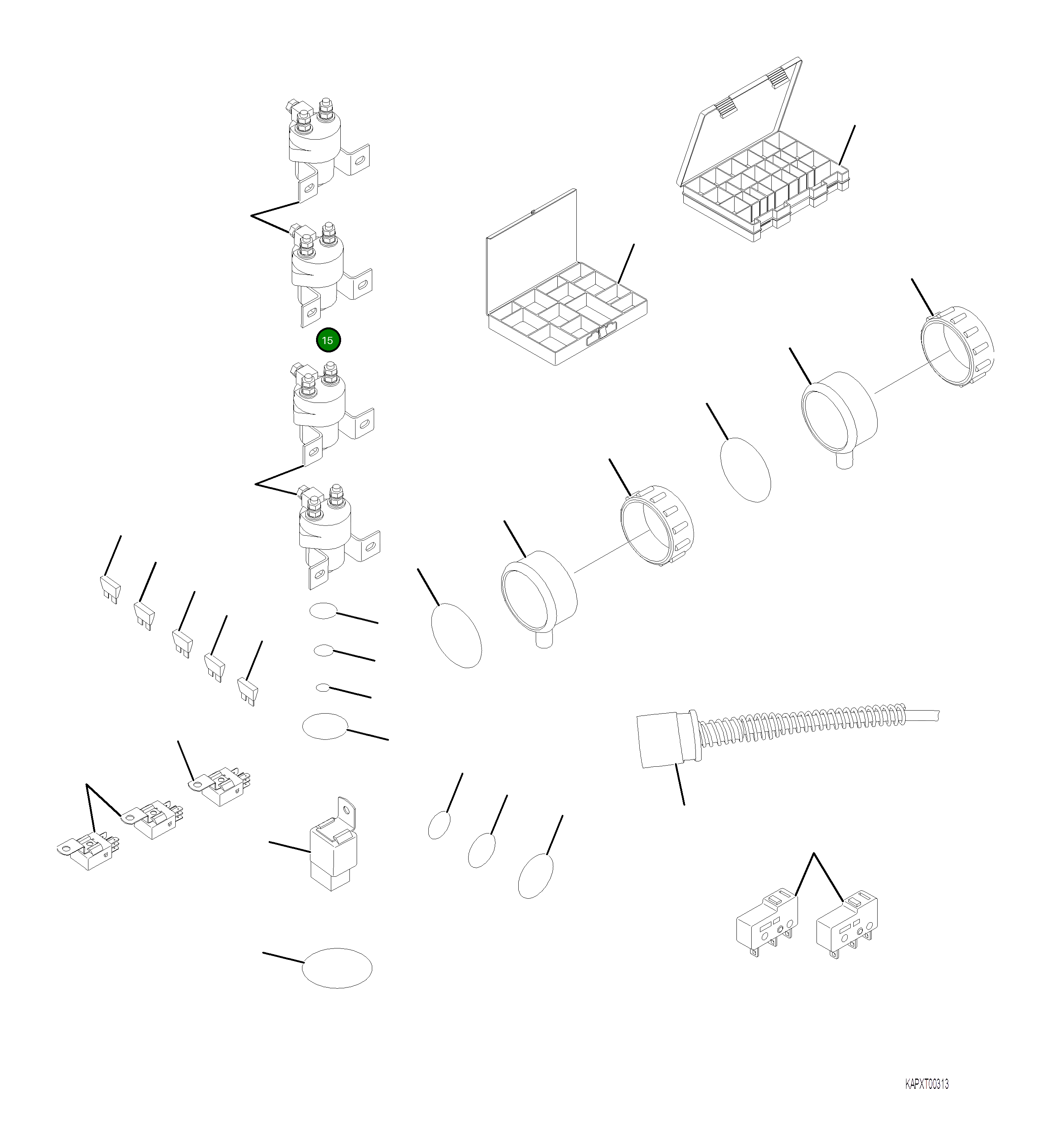Выключатель 4A1-06-22710 Komatsu
