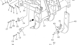 Хвостовик 195-78-41191 Komatsu