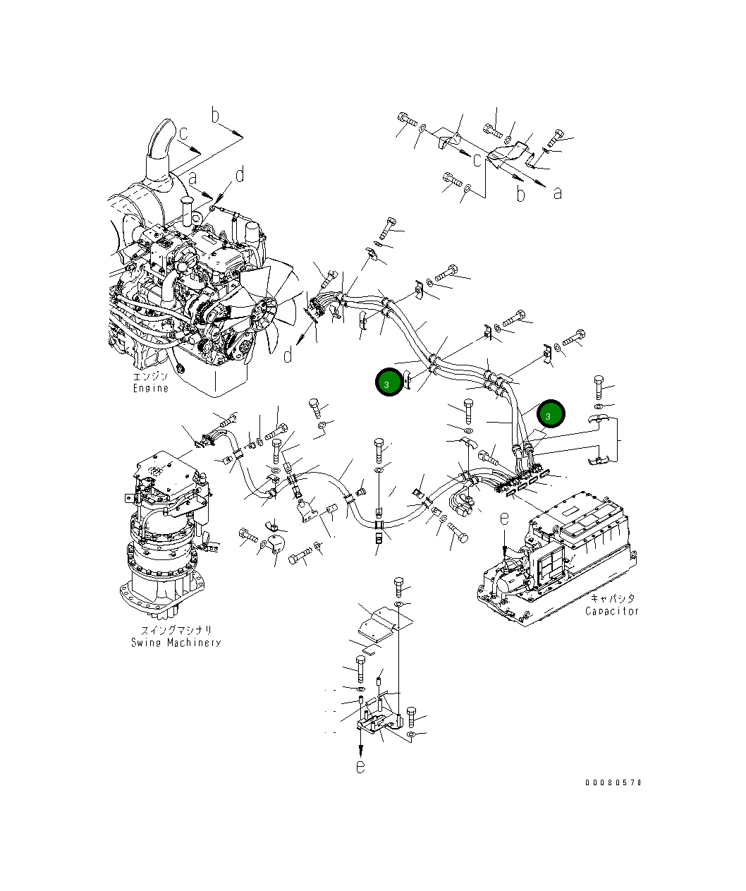 Жгут проводов 7875-25-4200 Komatsu