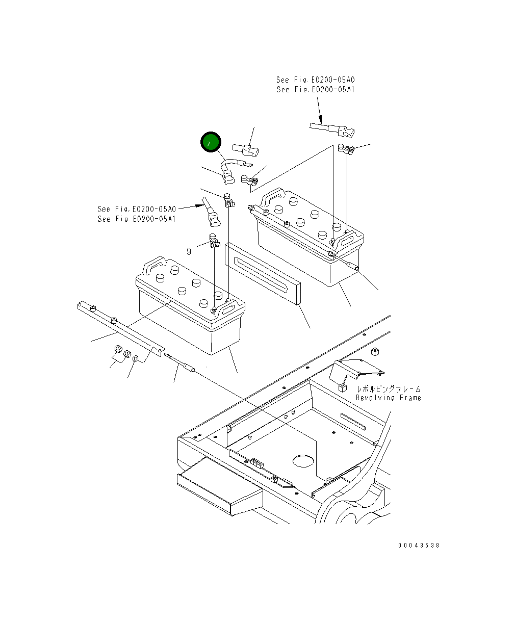 Кабель 209-06-78410 Komatsu