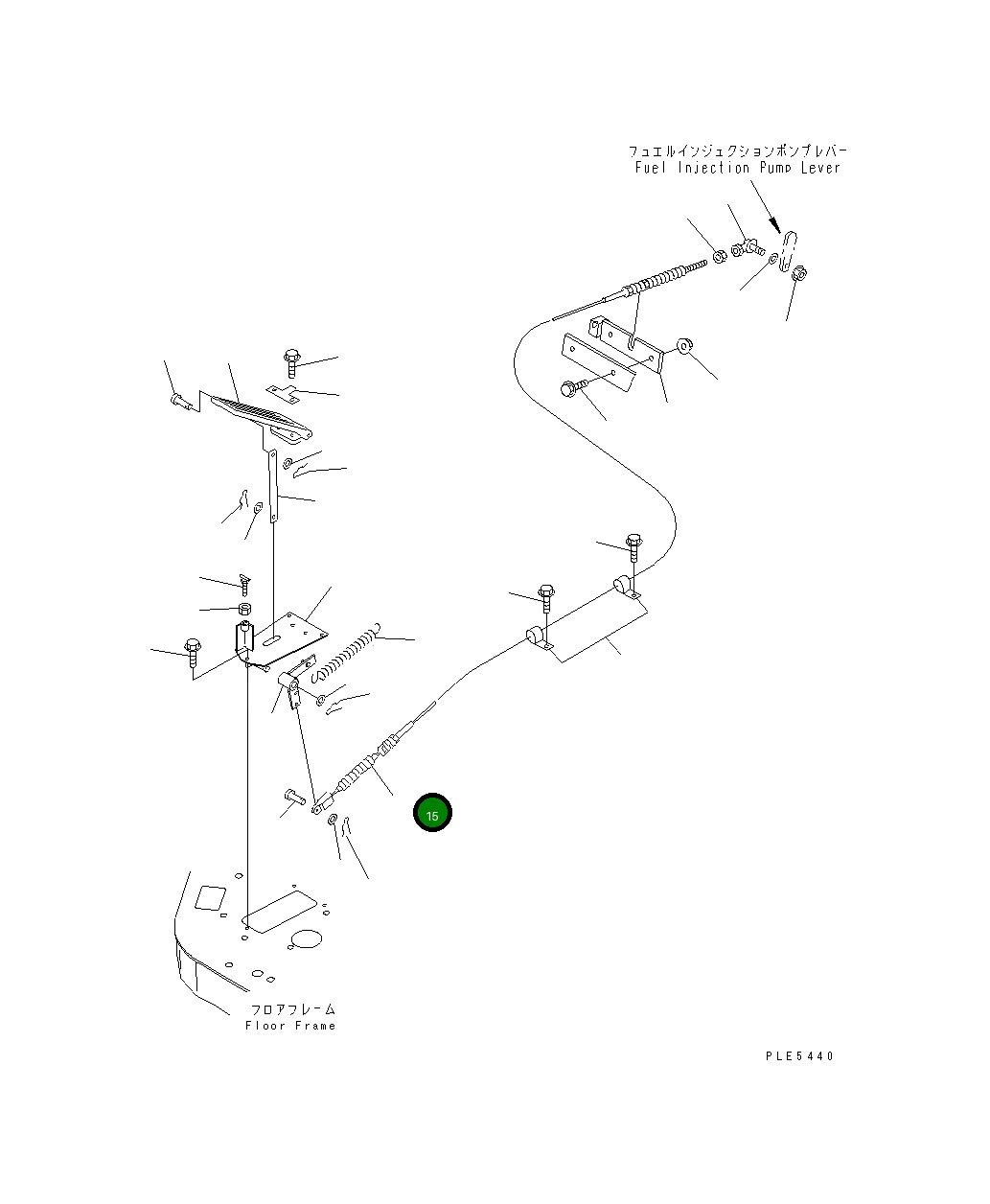 Кабель 416-43-21310 Komatsu