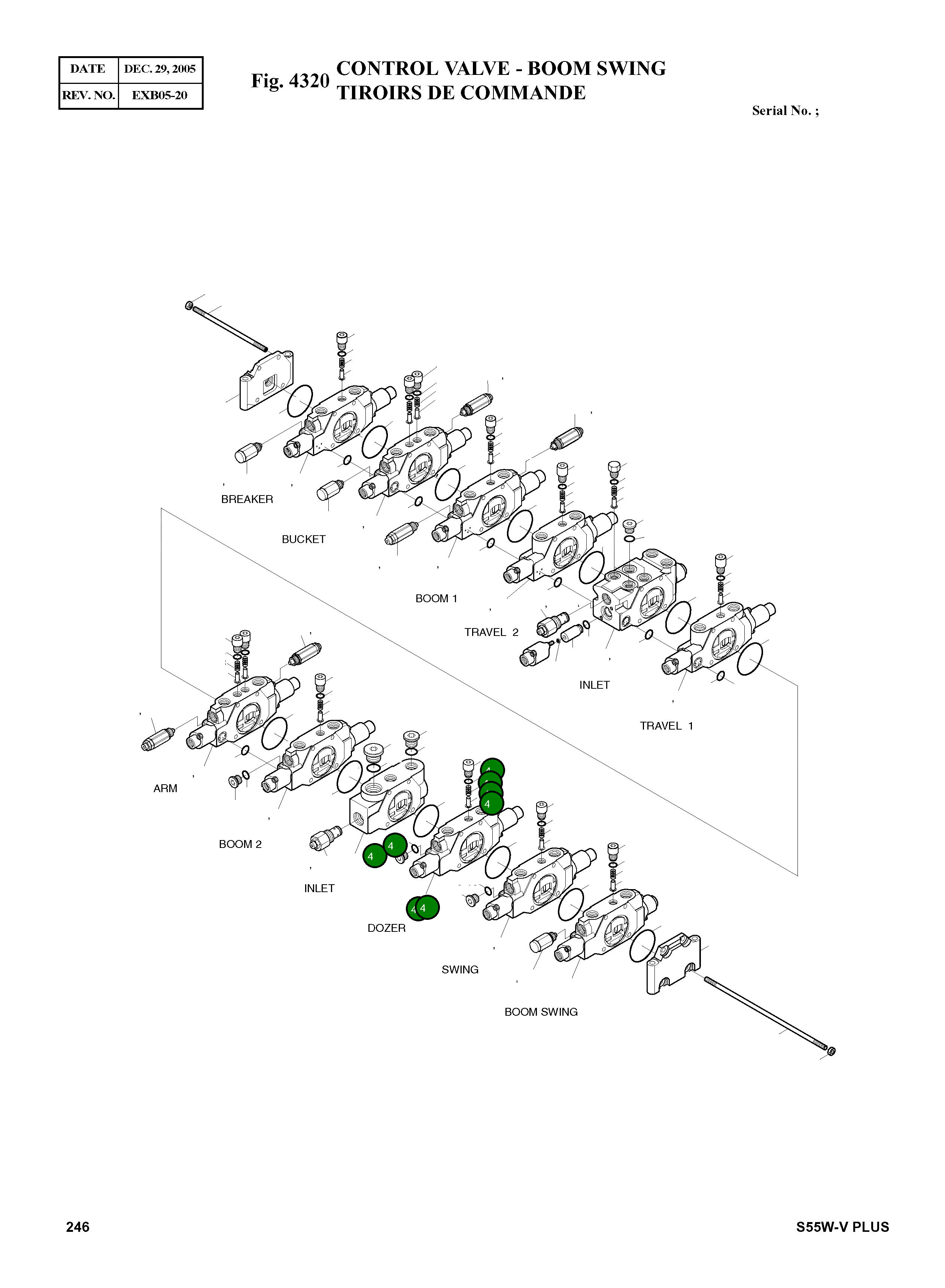Блок в сборе – бульдозер 4-01-90395 Komatsu
