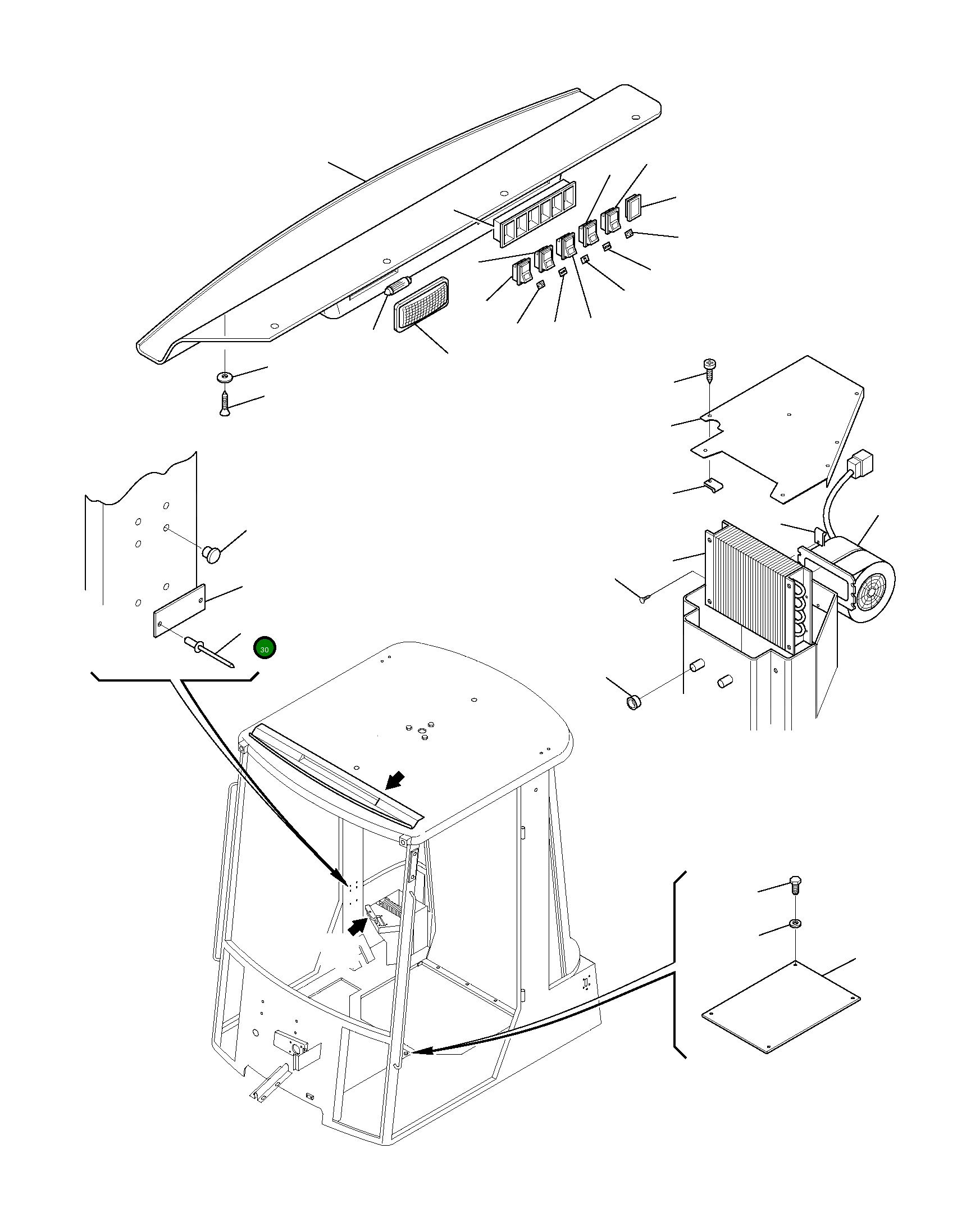 Заклёпка 802550367 Komatsu