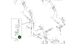 Блок, правый (для EC) 154-61-73490 Komatsu