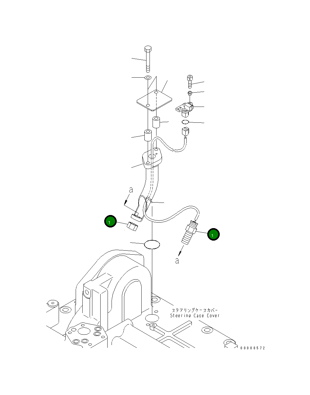 Датчик 14Y-22-35511 Komatsu