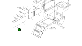 Защитный кожух 56D-54-22460 Komatsu