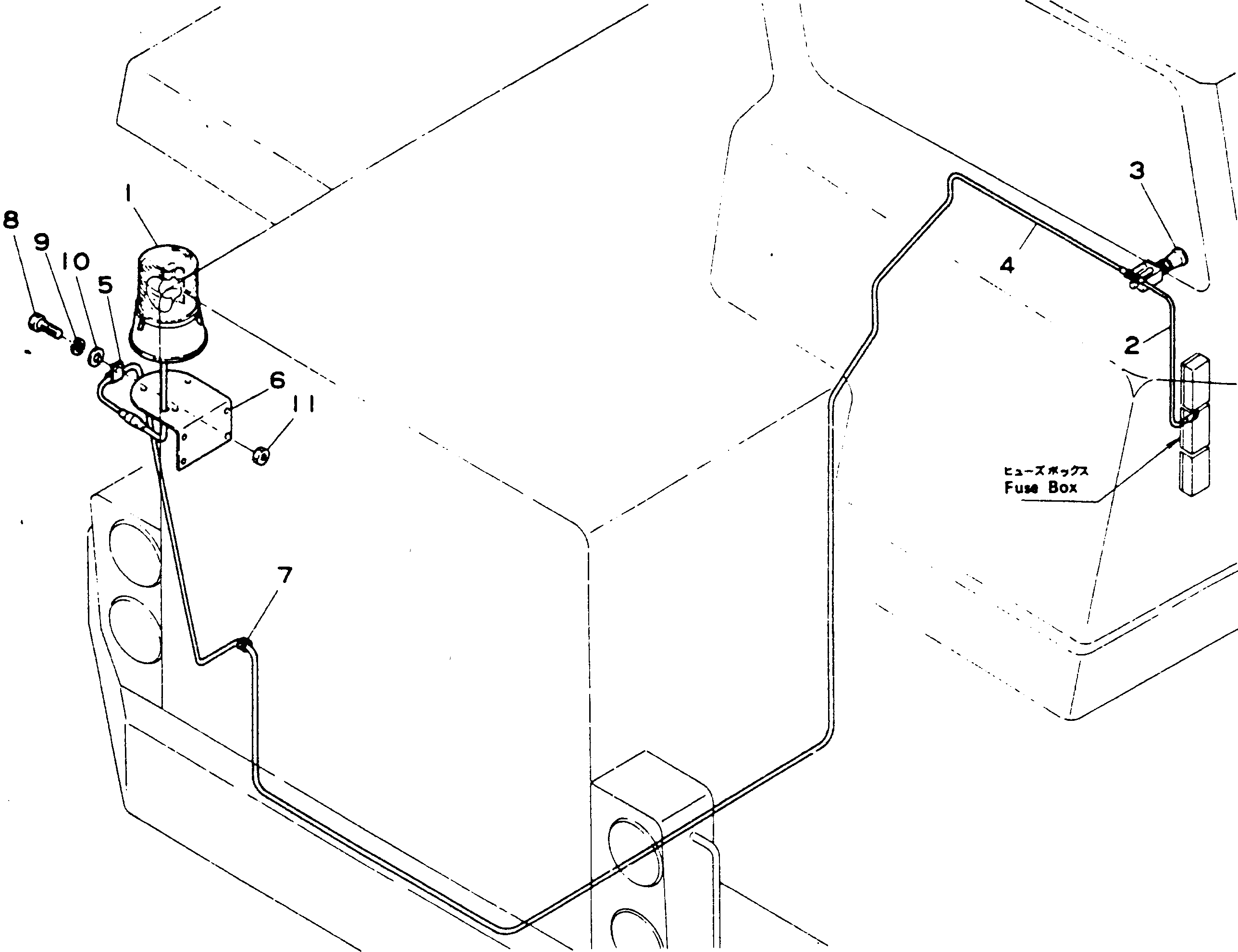 Кронштейн 566-95-21130 Komatsu