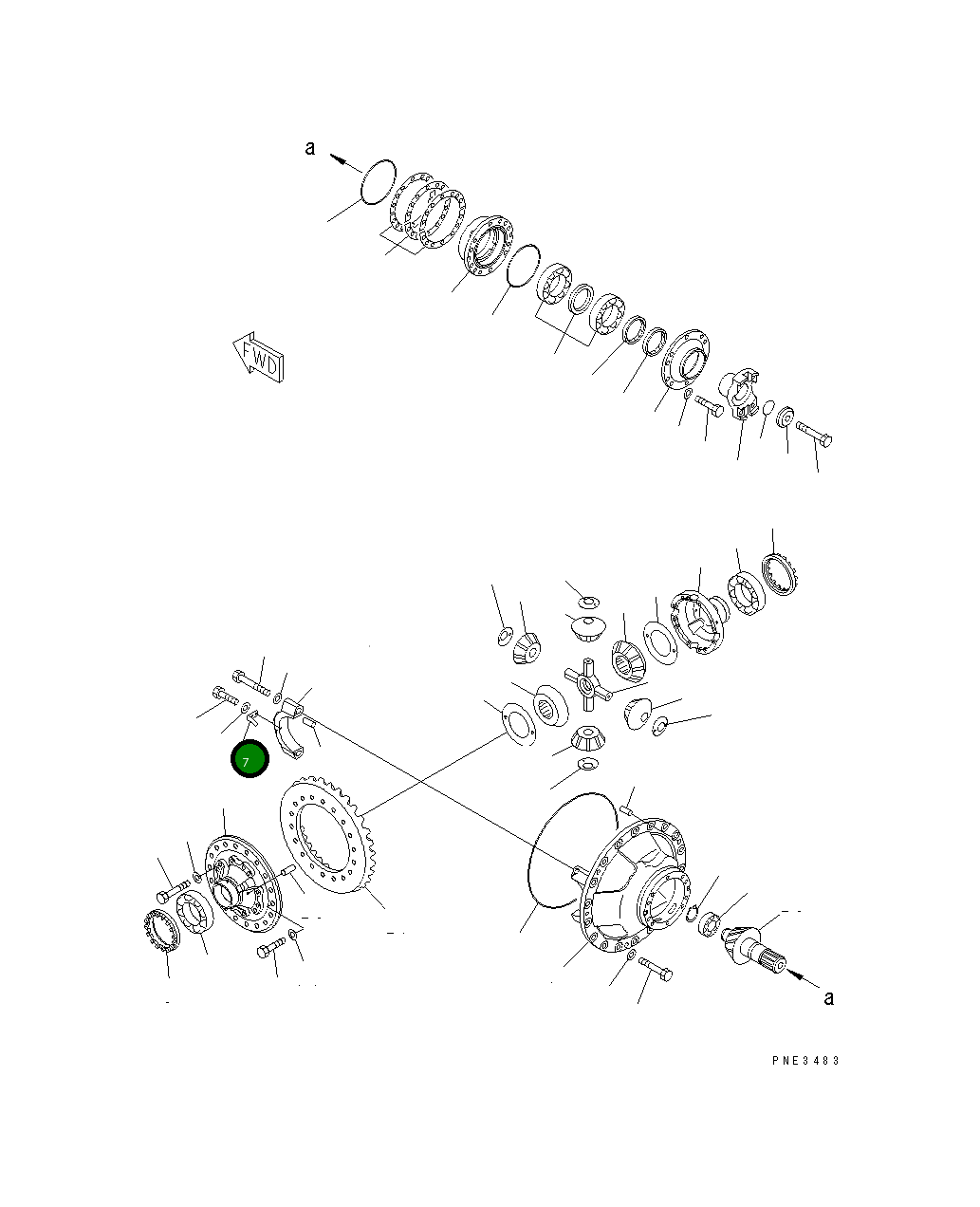 Замок 425-22-11150 Komatsu