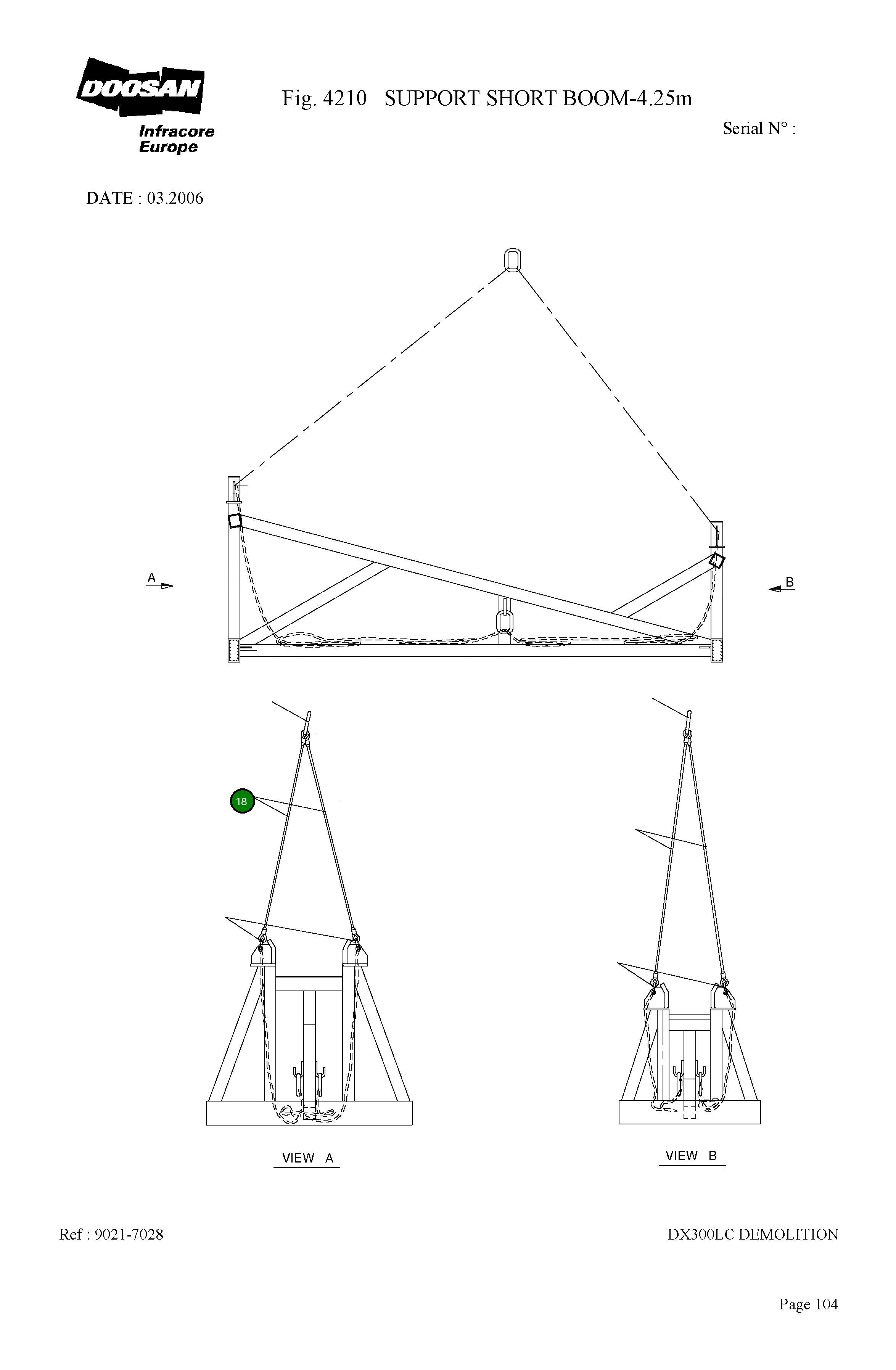 Кабель 9195-1280-18 Komatsu