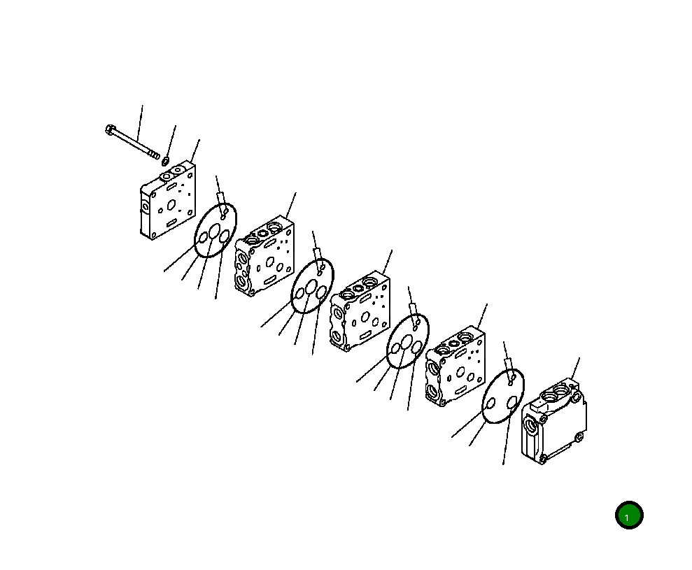 Блок 723-26-21110 Komatsu