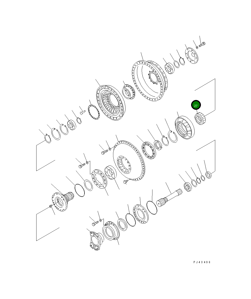 Дорожка 711-73-12120 Komatsu