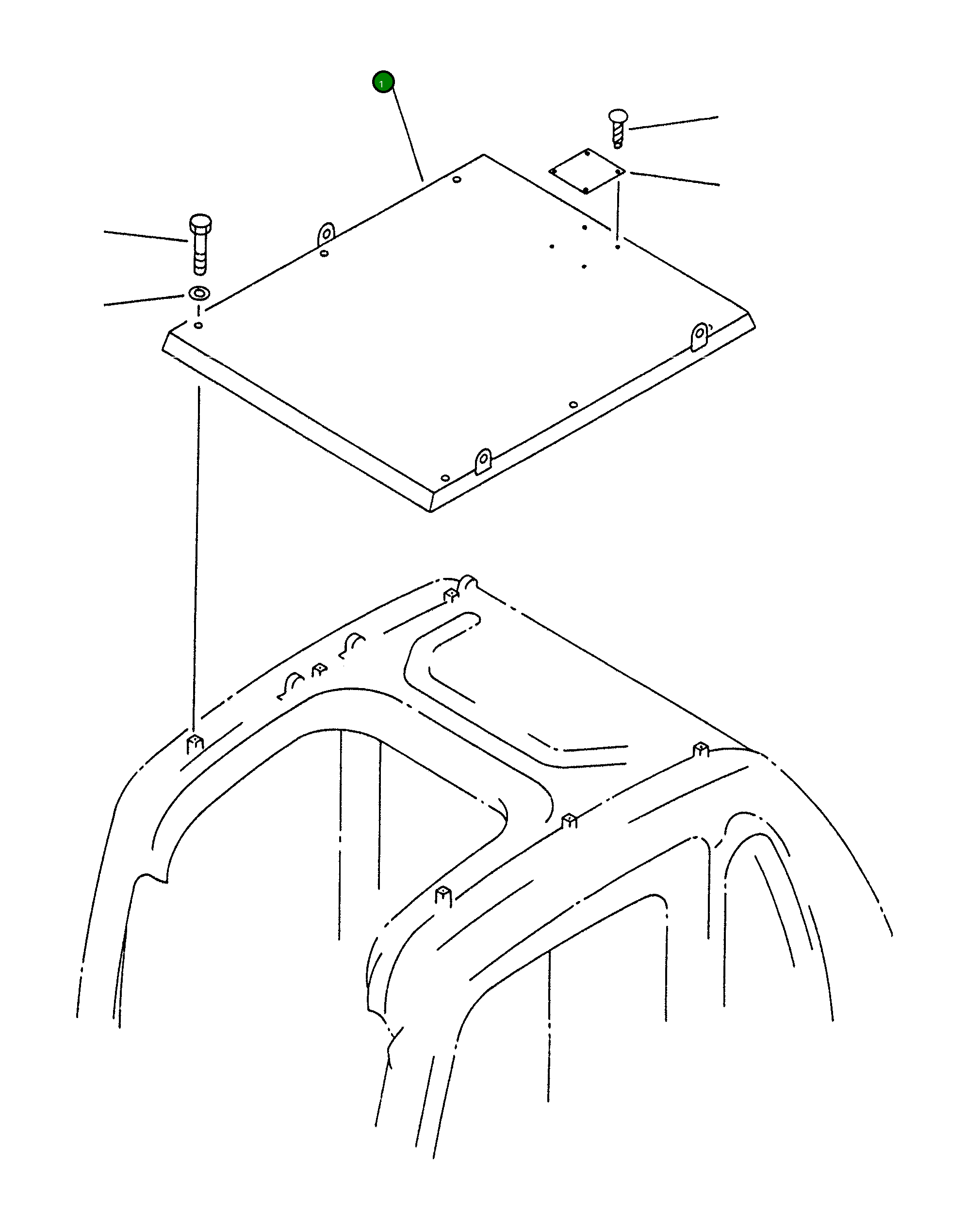 Защитный кожух 20Y-954-2111 Komatsu
