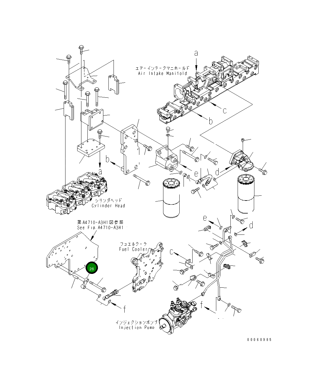 Блок 6251-71-5740 Komatsu