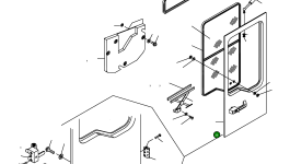 Дверь 425-56-H0P82 Komatsu