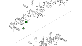 Блок в сборе – ход 4-01-50801 Komatsu