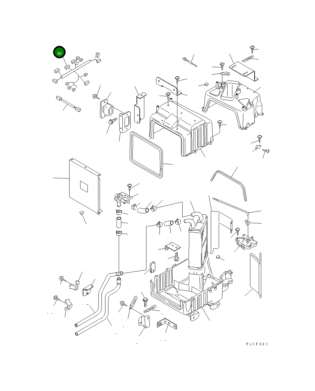 Жгут проводов ND246460-5320 Komatsu