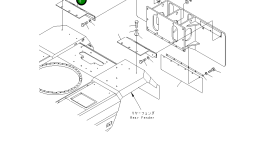 Защитный кожух 21J-47-13130 Komatsu