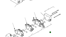 Блок управления ковшом, в сборе 844200401 Komatsu