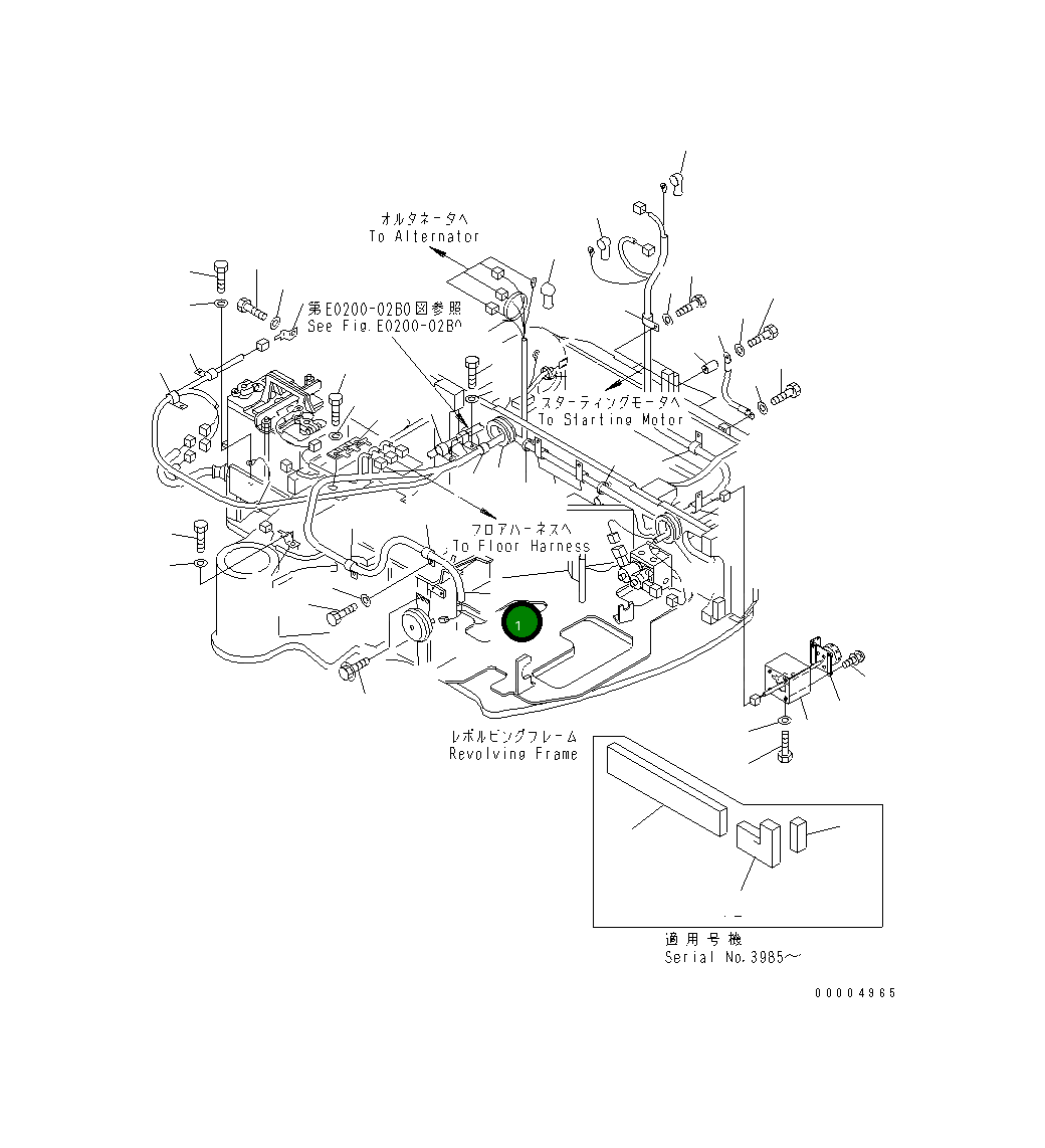 Жгут проводов 22F-06-17141 Komatsu