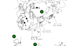 Жгут проводов 426-06-22143 Komatsu