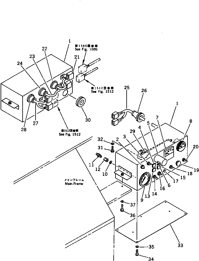 Кабель 262-06-51240 Komatsu