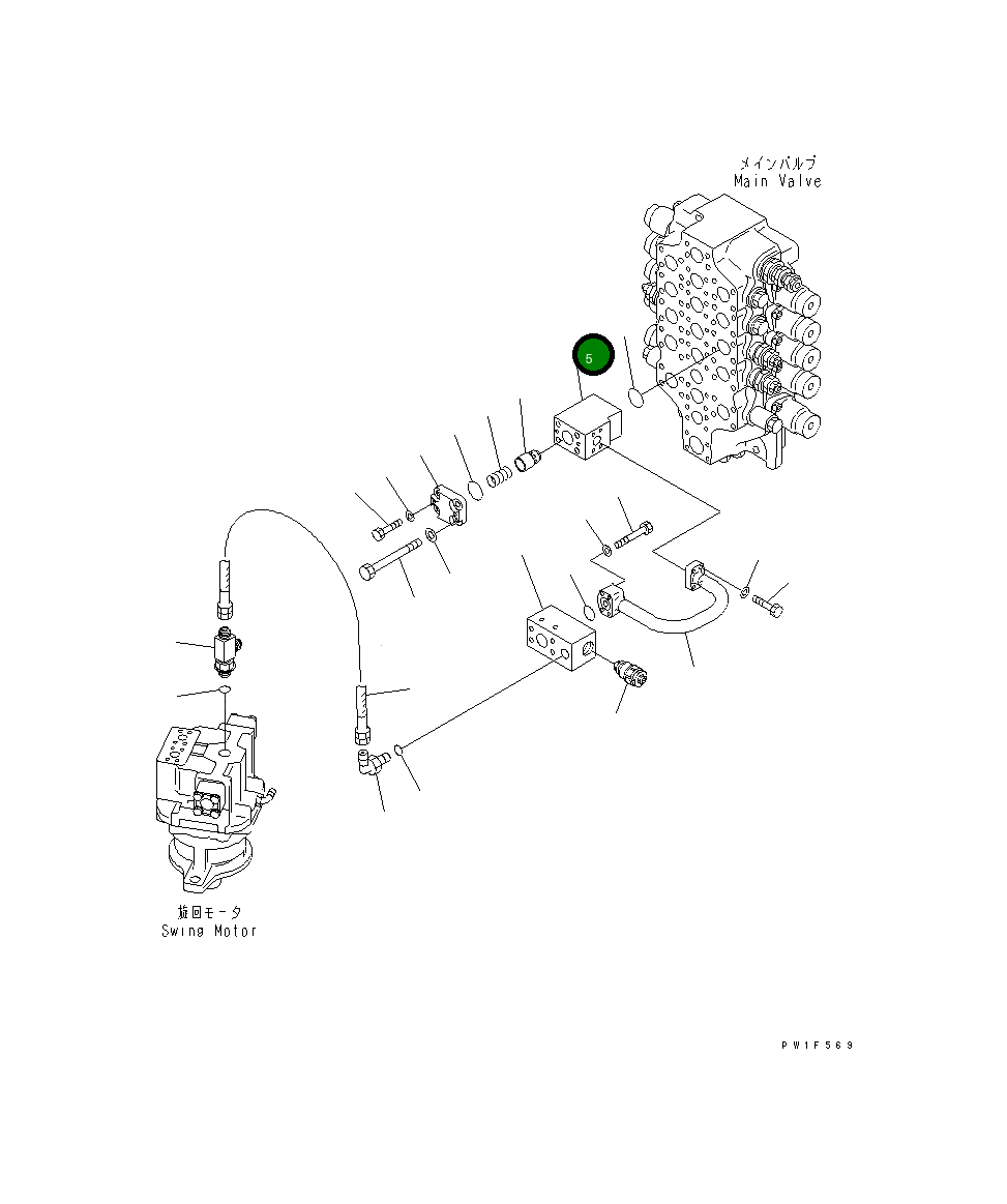 Блок 209-60-71710 Komatsu