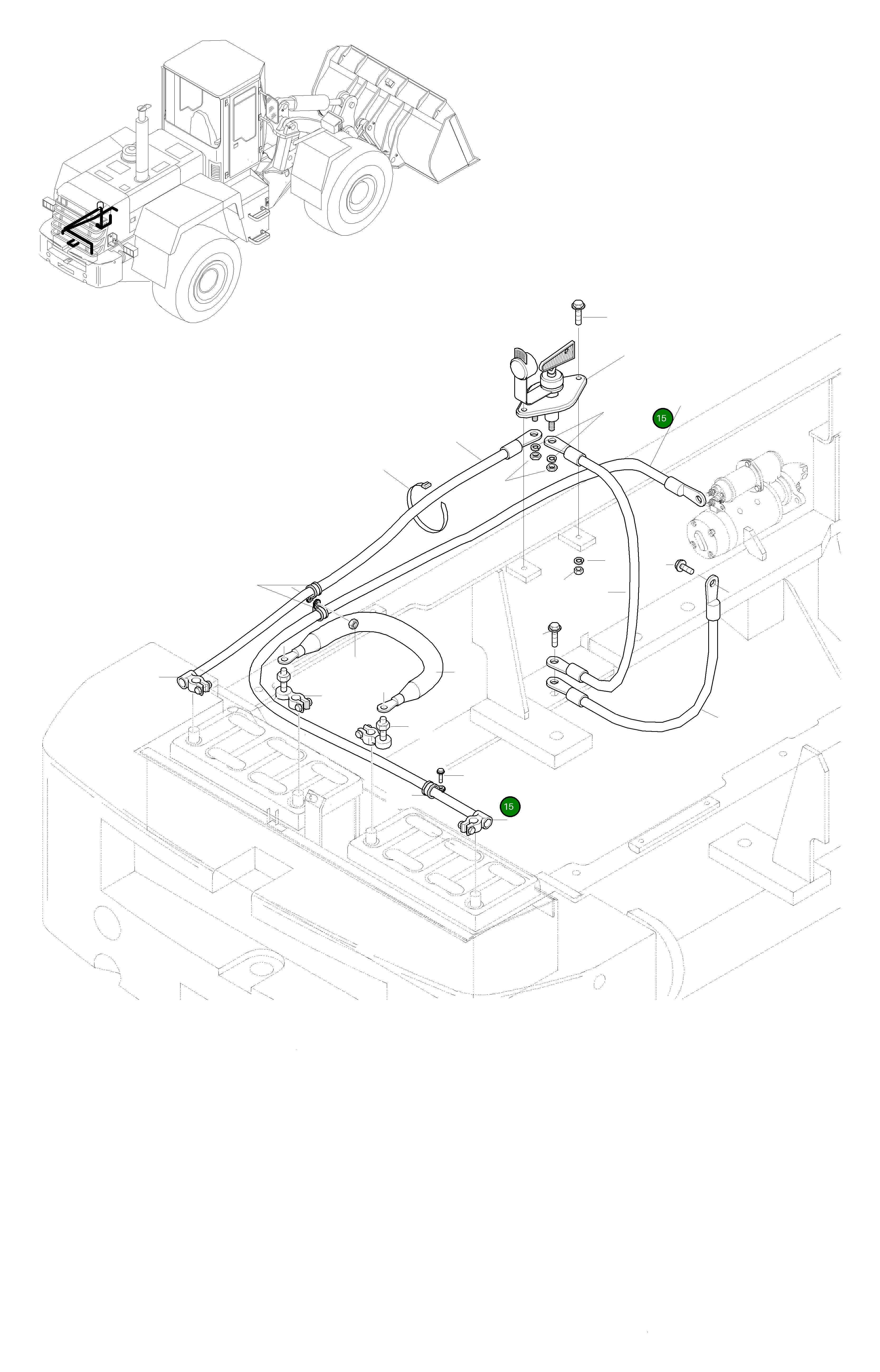 Кабель 42Y-06-H2211 Komatsu