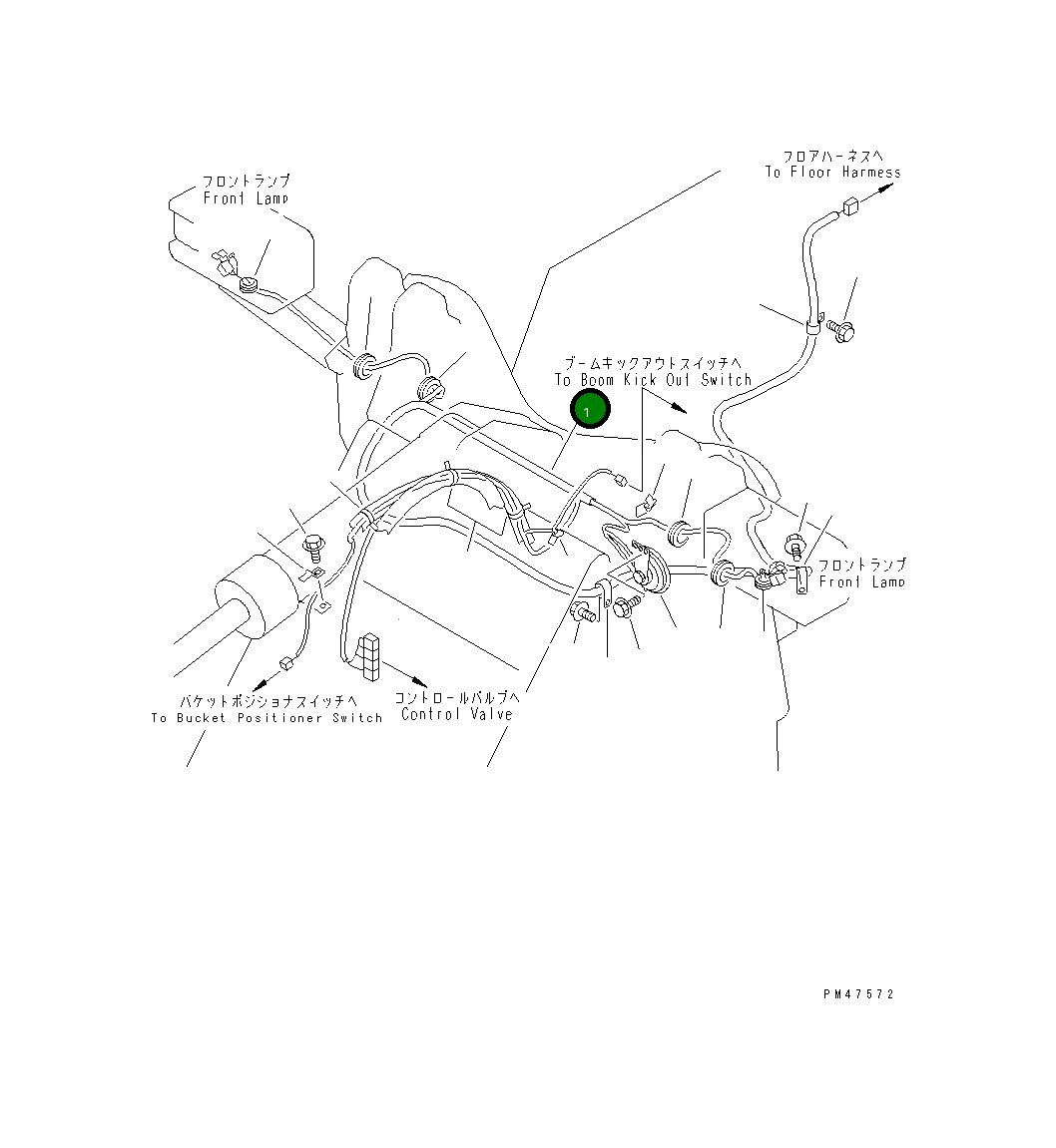 Жгут проводов 417-06-22111 Komatsu