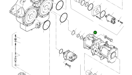 Главный гидронасос 7082K00014 Komatsu